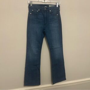 Rag & Bone Nina High Rise Ankle Flare Jeans Sz 24 0 2
